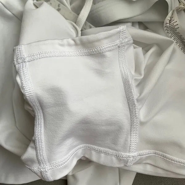 Alo Yoga Alosoft Courtside Tennis Dress White XS - Image 7