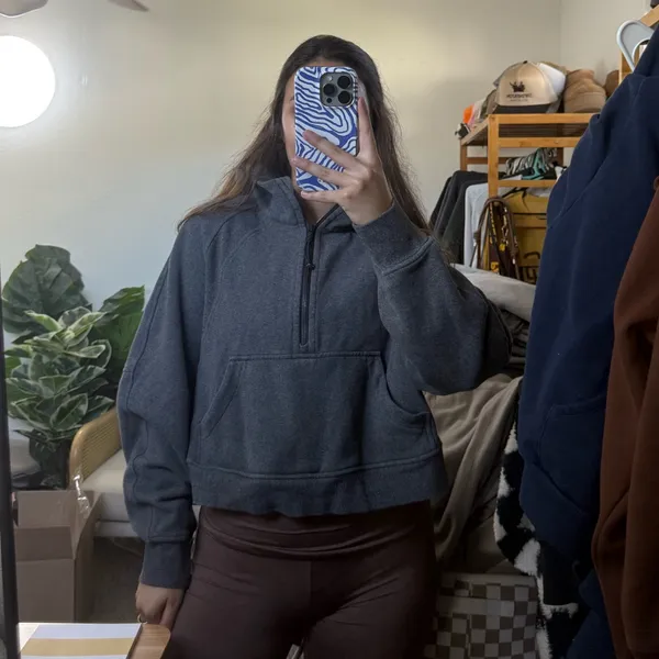 Lululemon Scuba Oversized Half-Zip Hoodie Size M/L - Image 8