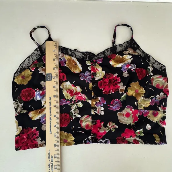Rare Envy Me Y2K Floral Camisole Fairycore Roman Goth Dark Coquette Aesthetictic - Image 8