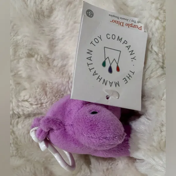 Purple Dinosaur Key Holder by Manhattan Toy Company - Image 3