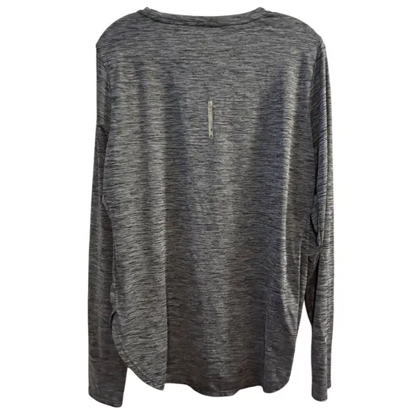 Reebok Women's‎ Gray Long Sleeve T-Shirt Size L Casual Fall Top - Image 7