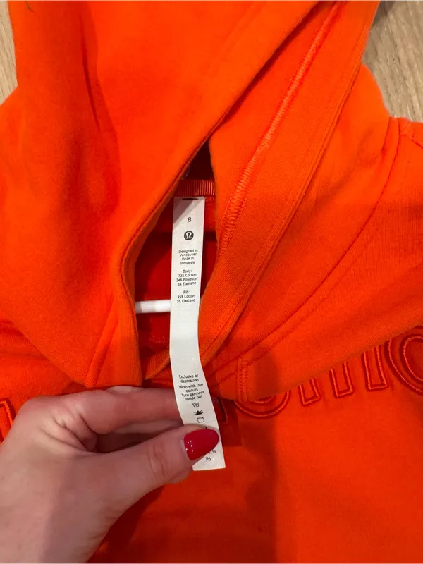 Lululemon All Yours Hoodie in Autumn Red - Image 5