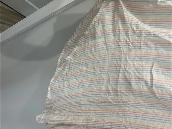 Japna Off-Shoulder Stripe Jumpsuit in Pastel Multi - Image 3