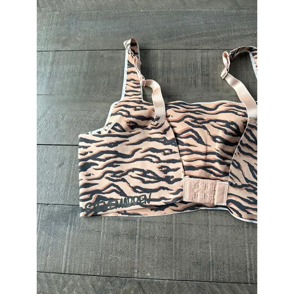 Steve Madden Women's Animal‎ Print Padded Bra Size Large - Image 6