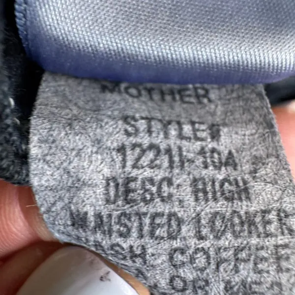 Mother Denim Looker High Rise Skinny Jeans Dark Wash Size 24 - Image 6