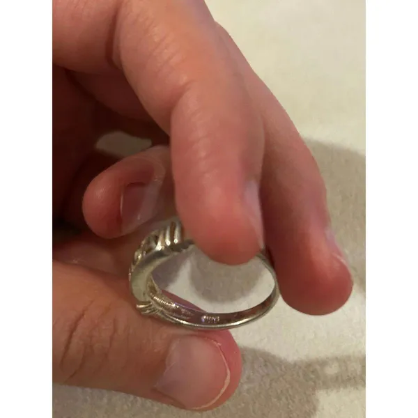 Ring band 925 sterling silver unique rare size 9.25 ucla - Image 5