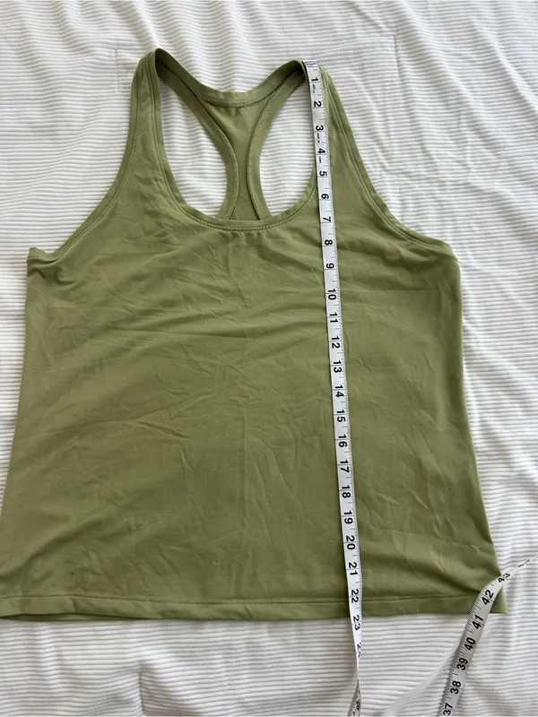 Target Women’s Racerback Tank Top in Olive Green - Image 3
