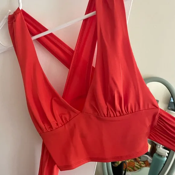 Urban Outfitters bright orange/red top - Image 2