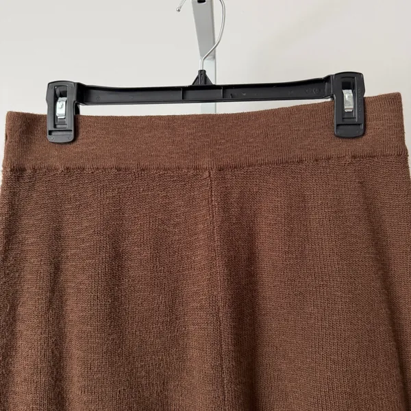 FP Beach‎ L Brown Knit Shorts Pull On Loungewear Flowy Beachy Relaxed Shabby - Image 2