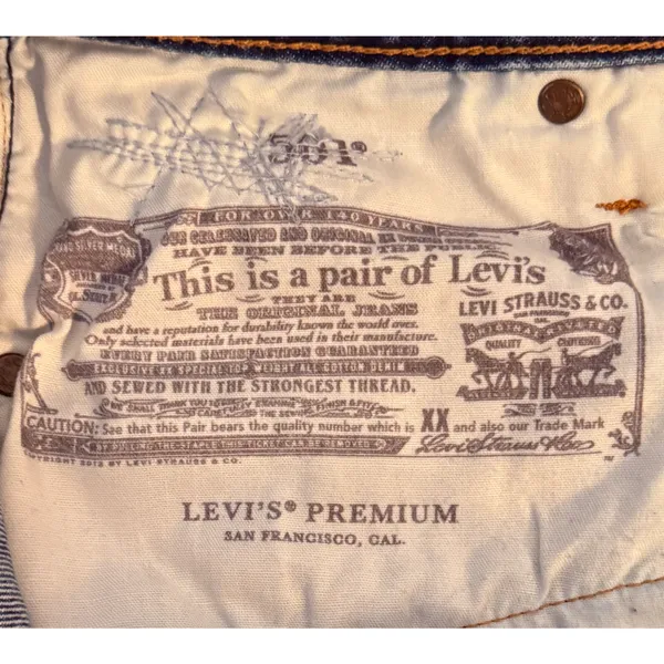 Levis 501 Big E Jeans Size 27 Relaxed Womens Boyfriend Size 6 Comfort - Image 11