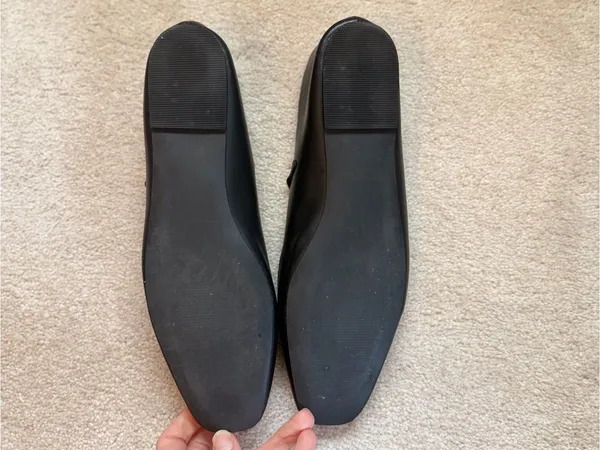 Steve Madden‎ Maple Black Leather Mary Jane Ballet Flats Size 12 - Image 3