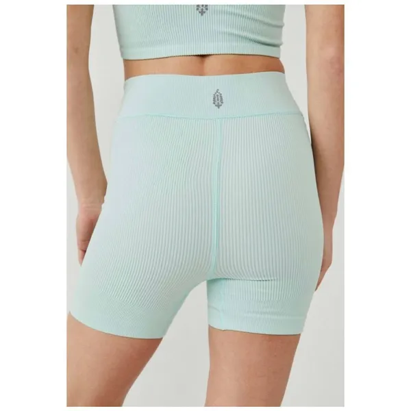 Free People Movement‎ NWT Free Throw Shorts Mint Turquoise Medium Crossover - Image 4