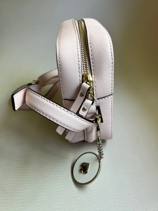 Kate Spade Newbury Lane Cammie Crossbody Leather Bag Dusty Peony Pink NWOT - Image 4