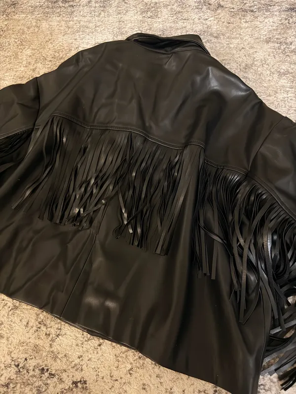 ZARA Leather Jacket - Image 4