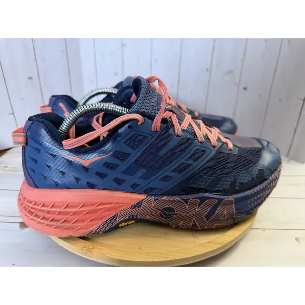 Hoka One One Speedgoat 2 Womens 10 Blue Raspberry Trail Running Shoes 1016796 ** - Image 3