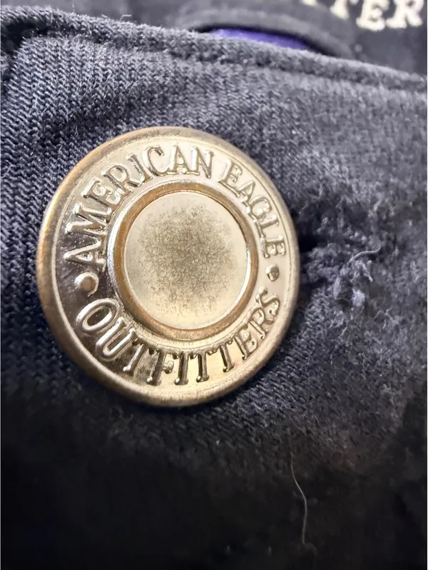 American Eagle Women’s Jegging Jeans Size 8 Reg Black Super Stretch Distressed - Image 5
