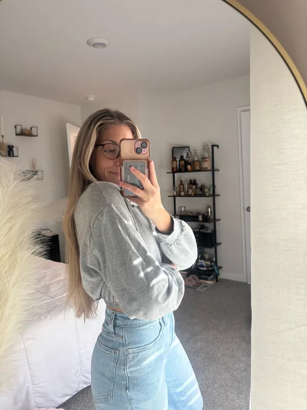 SheIn Crop Hoodie - Image 2