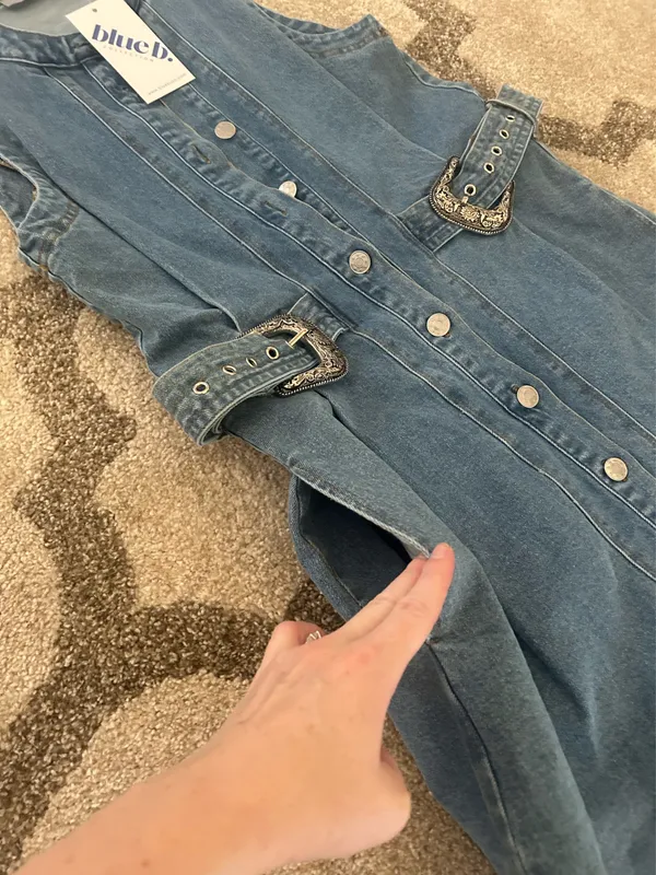 Blue B “Alexandra” denim dress - Image 9