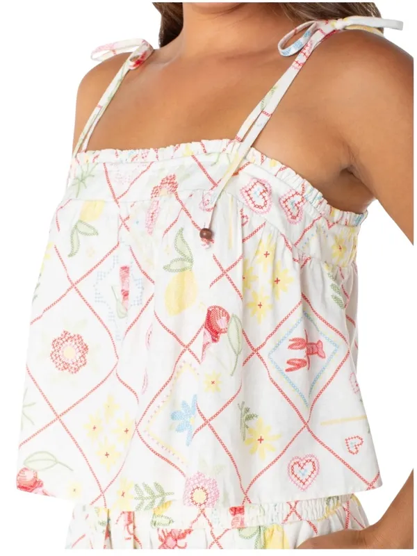 Celebrity Pink Coastal swingtop shorts set pajamas lobster floral print Vacation - Image 3