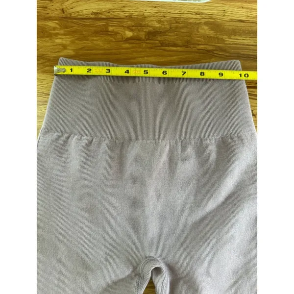 Everlane Ribbed‎ Seamless Bike Shorts High Waisted Mauve XS/S - Image 7