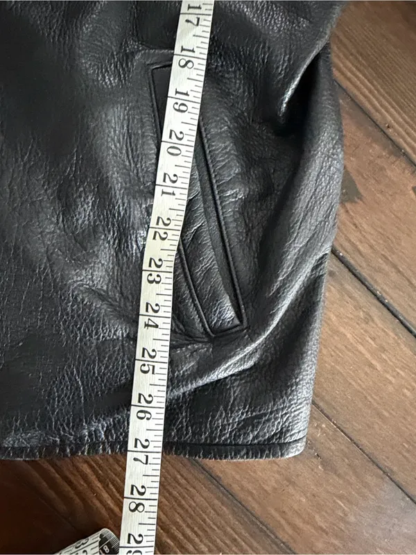 Eddie Bauer Legend Women’s Black Leather Jacket XL Tall - Image 5