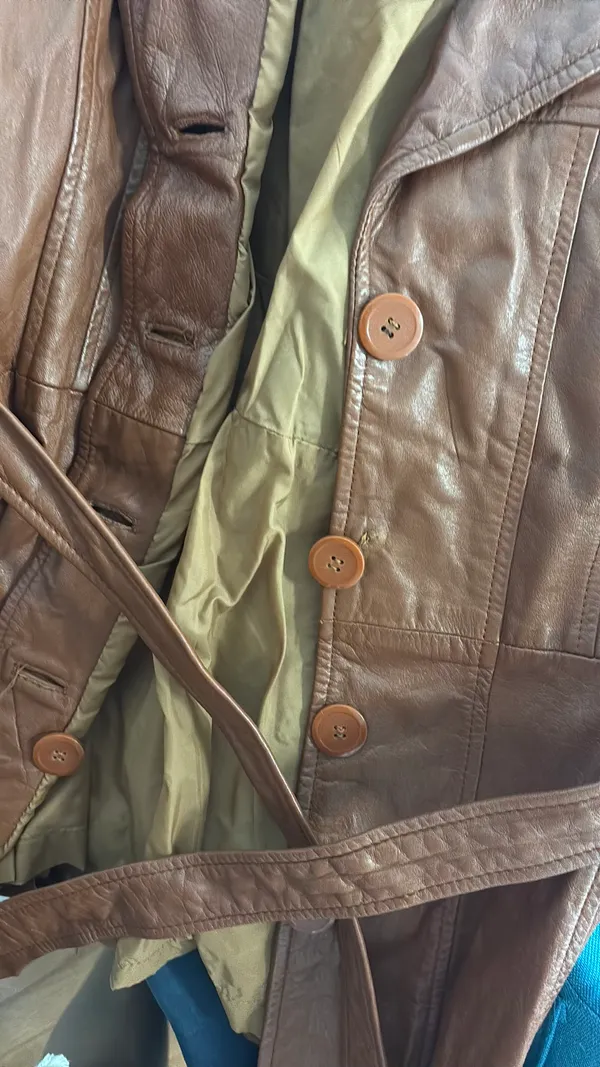 Genuine leather jacket Brown - Image 4