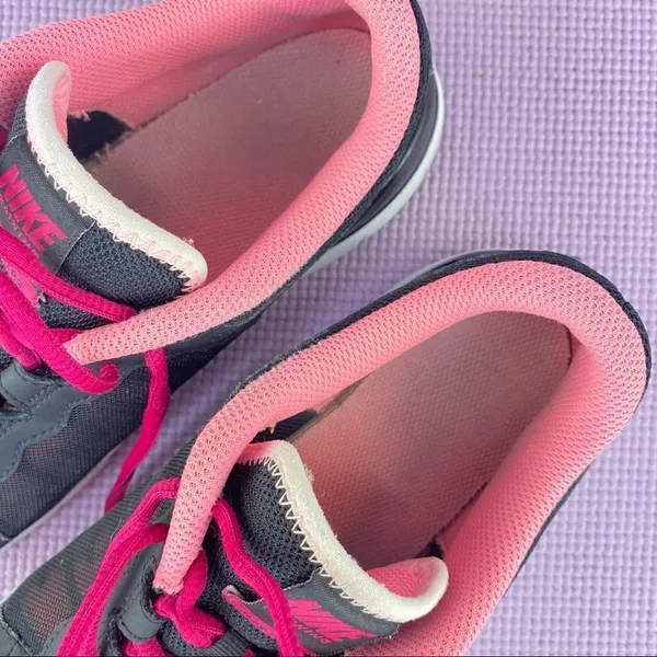 Nike Flex Trainer 2 TR2 Women's Running Shoes Black‎ Pink Size 8 511332-015 - Image 8