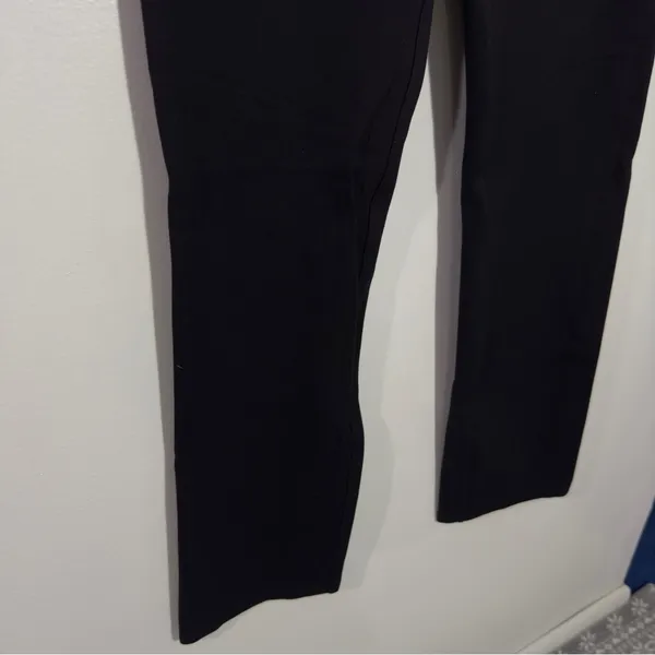 Betabrand Classic Dress Pant Yoga‎ Pants Straight In Black Size Medium - Image 4