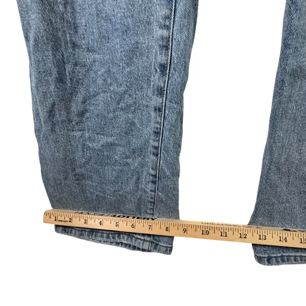 KUT from the Kloth Sienna Wide Leg Jeans Light Wash Denim High Rise‎ Size 2 Blue - Image 8