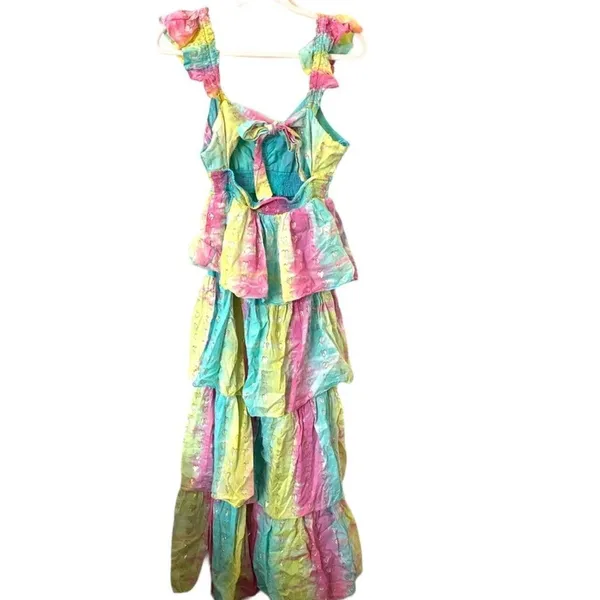 SAYLOR Leola Tiered‎ Midi Dress Sz XL - Image 3