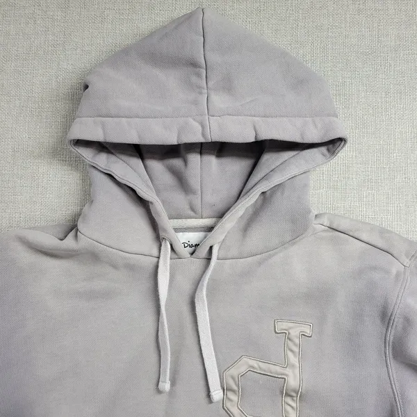 Diamond Supply Co. Womens Hoodie Size M Gray Colorblock Drawstring Pullover - Image 9