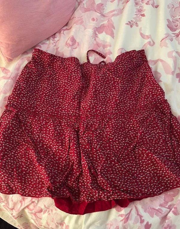 Brandy Melville Mini Red Skirt - Image 2