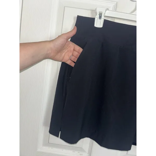 Athleta Black Soho Skort Hiking Gorpcore Outdoors Pockets 8 UPF 50 Pickleball - Image 5