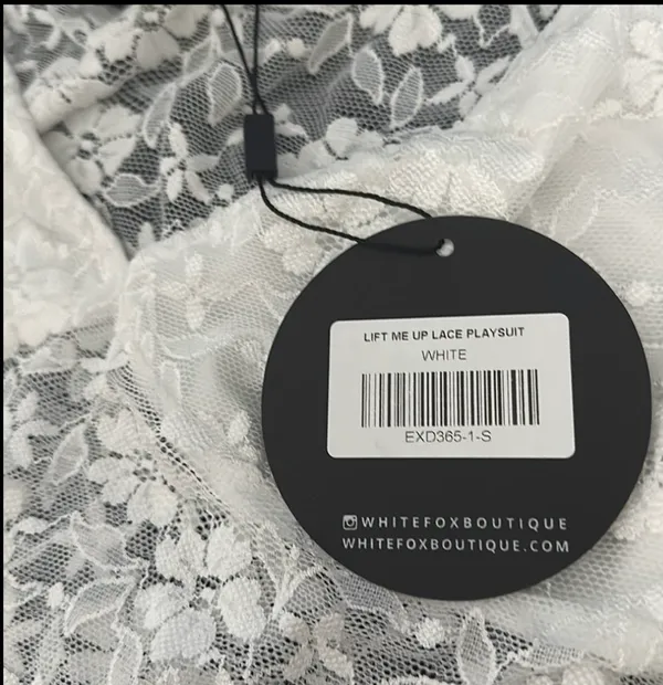 Lift Me Up Playsuit White - Image 9