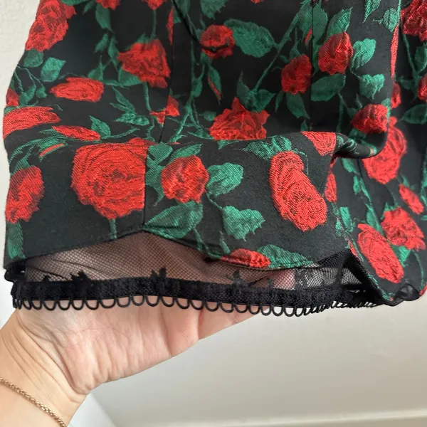 For Love and Lemons Victoria's Secret Floral Viviene Corset Mini Dress Medium - Image 6