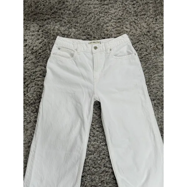 We the Free by Free People Tinsley Baggy High Rise Straight Leg Jeans Women's 27 - Image 5