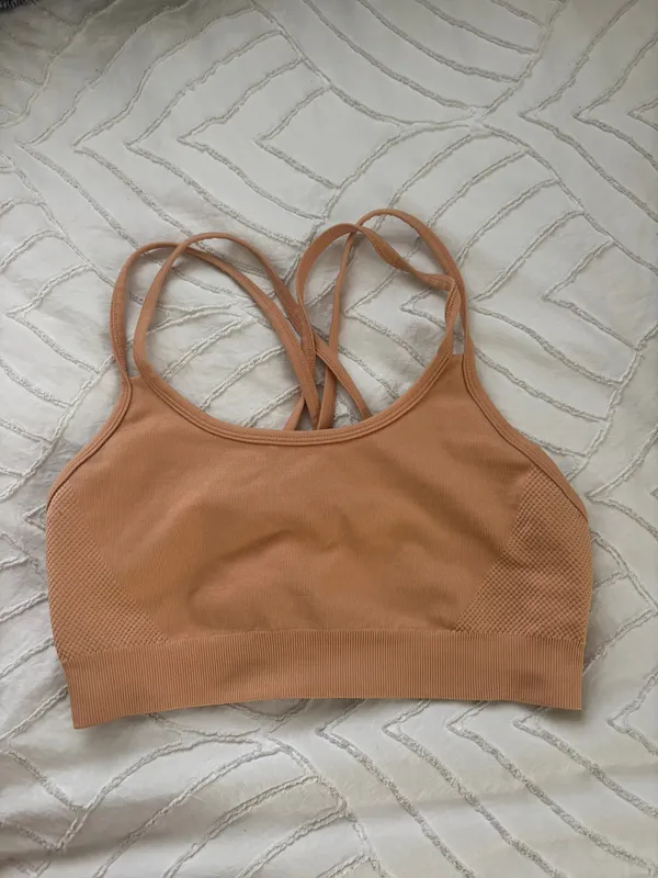 Orange Workout Top - Image 3