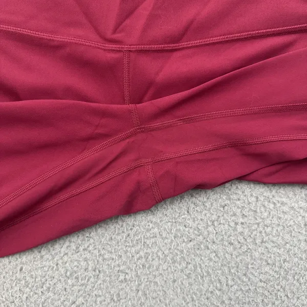 Lululemon Align High Rise Leggings Pomegranate Pink Athletic Women's 8 x 28 - Image 4