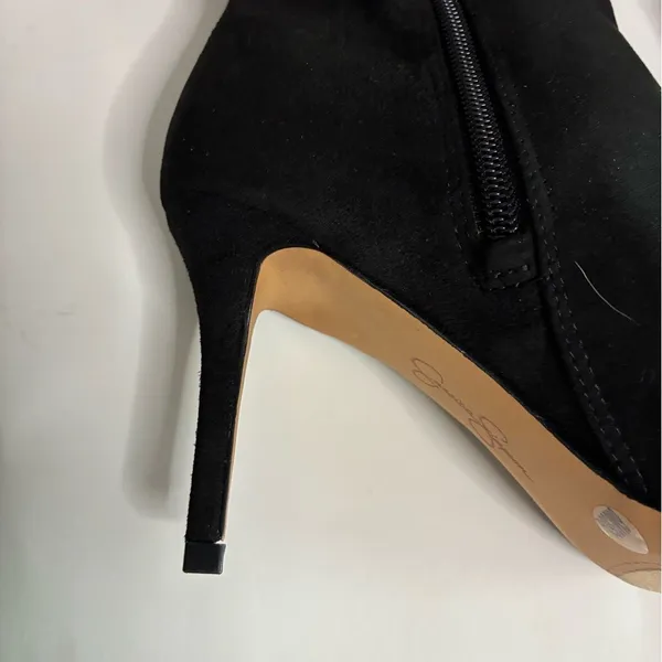 Jessica Simpson Amriena Over the Knee Boots Black Size 6 Stiletto Heel New - Image 4