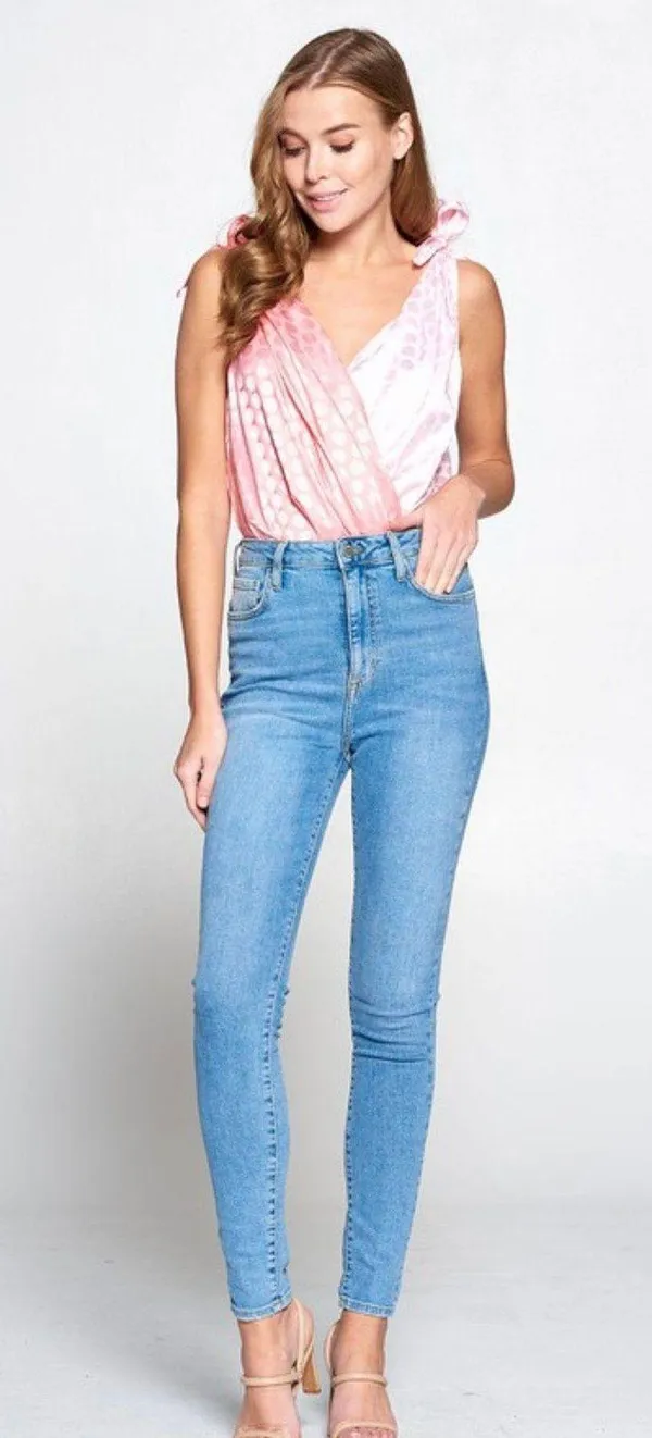 Pink Polka Dot Bodysuit - Image 5