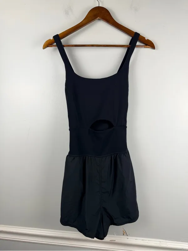 Free People Movement Righteous Women's Black Runsie New size large - Image 5