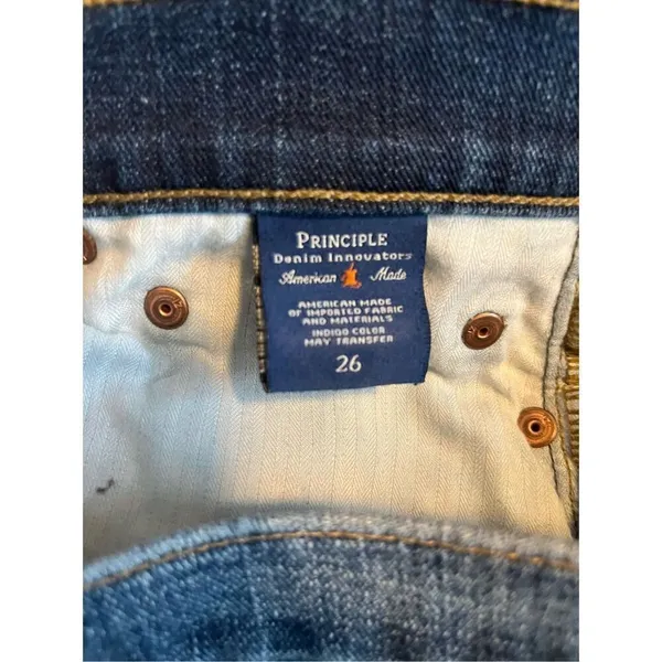 Principle Denim Dark Wash‎ Skinny Jeans Size 26 - Image 4