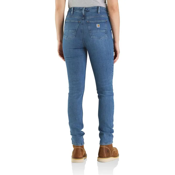 Carhartt Women's Rugged Flex Jeans Slim Fit Tapered High Rise SZ 6 Regular NWT - Image 2