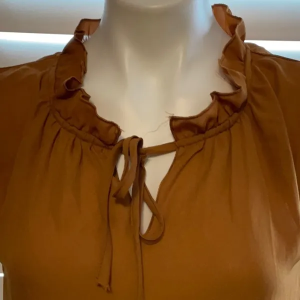 Elegant Ruffled Sleeveless Blouse - Image 2