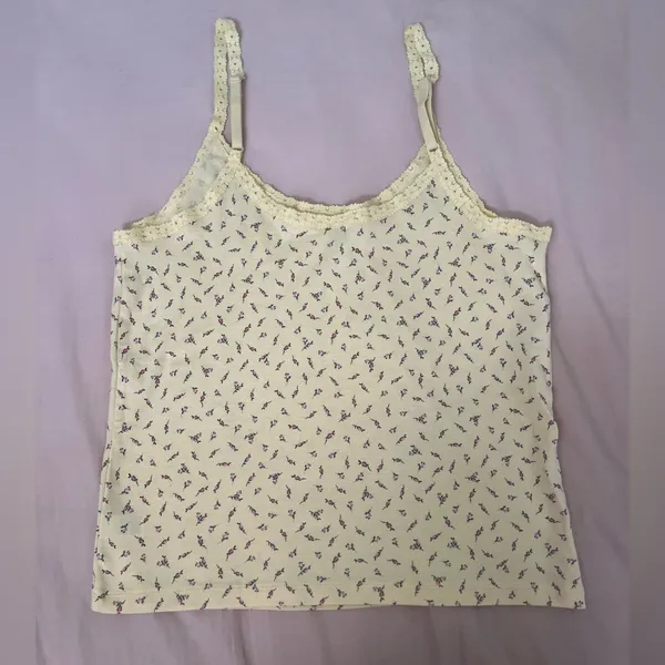 Victoria's Secret Cream Butter Yellow with Pink Floral Print - Image 4
