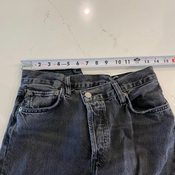 Agolde‎ Criss Cross Straight Jeans in Shambles size 26 - Image 10