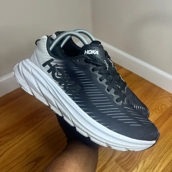 Hoka One One Rincon 3 Black/White 1119396 BWHT Size 8.5W B/7M No box - Image 17