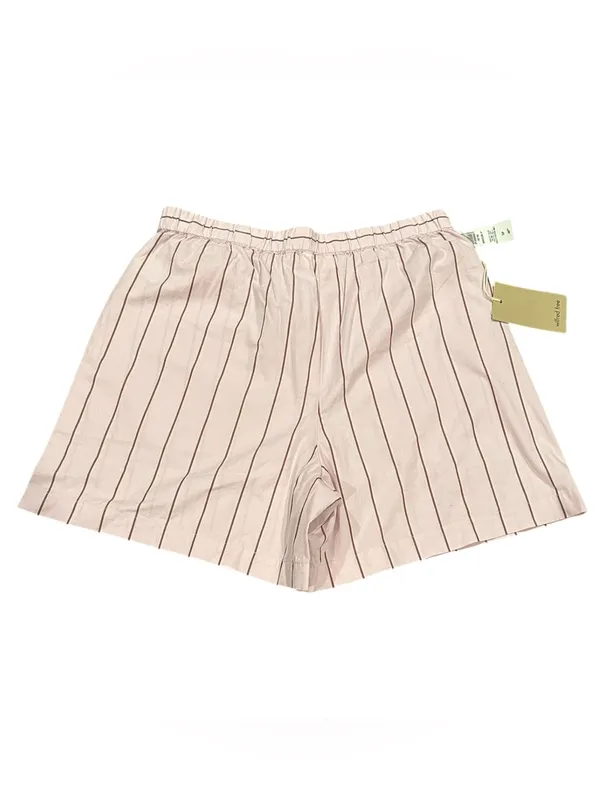 Wilfred Free Breeze 5” Bailey Lilac Pink Pinstripe Organic Pullon Shorts S - Image 3