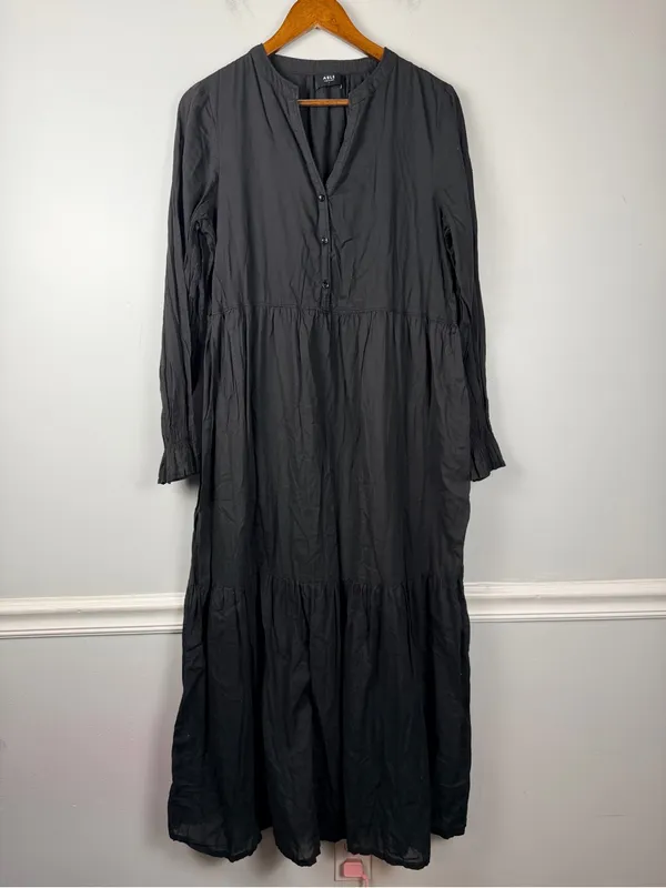 Able Jane Maxi Dress in black Size Large 100% cotton - Image 4
