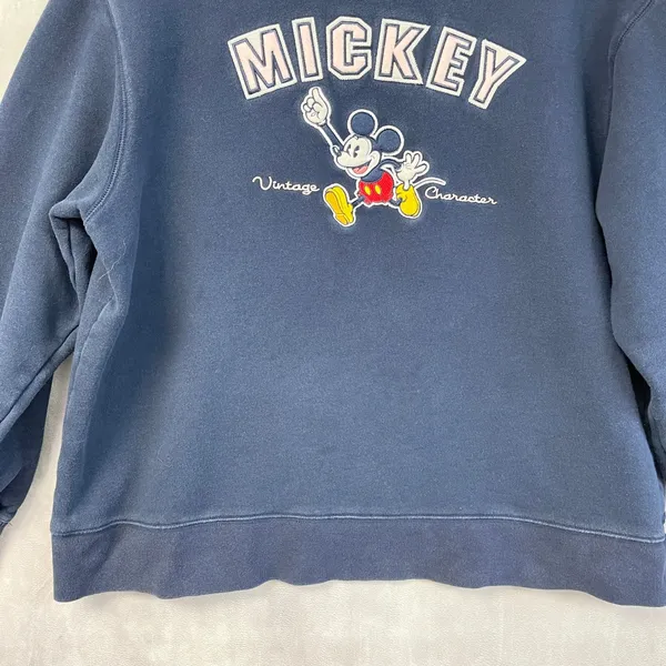 Walt Disney World Mickey Mouse Womens Sweatshirt Size XL Varsity Character Retro - Image 4